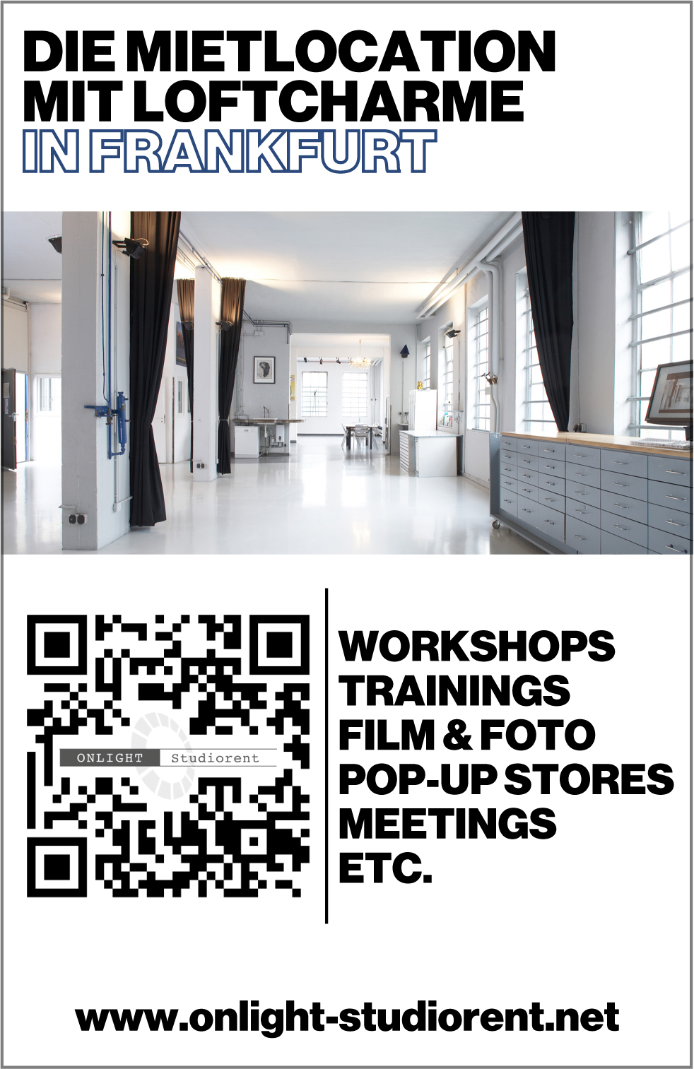 Onlight Studiorent Studio mieten Kontakt